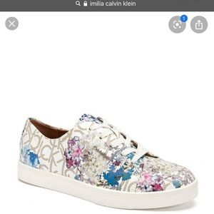 Calvin Klein Imila color flower sneakers brand new